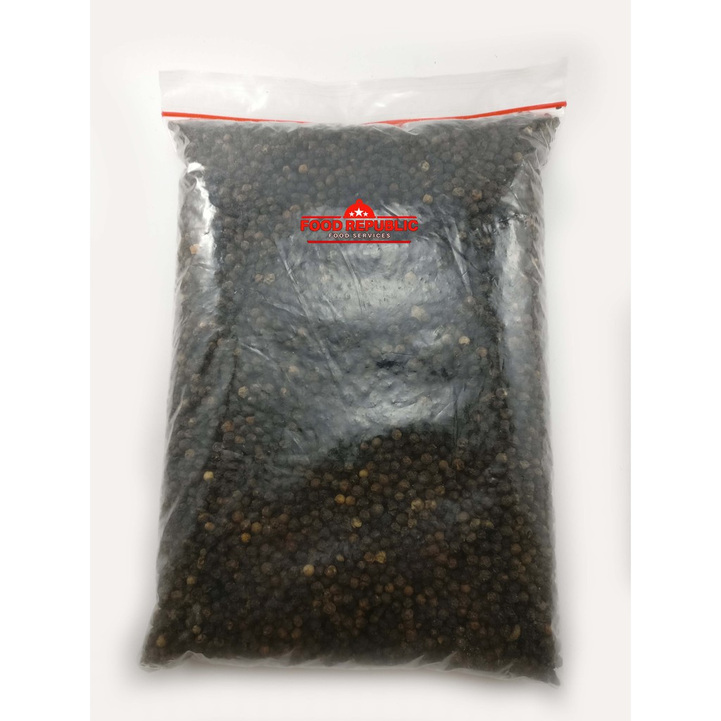 

LADA HITAM UTUH - WHOLE PURE BLACK PEPPER 1 KG PREMIUM