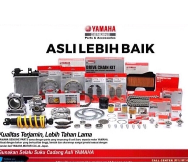 KAMPAS REM BELAKANG R15 V3 VIXION R ASLI ORI YAMAHA B97 25806 00