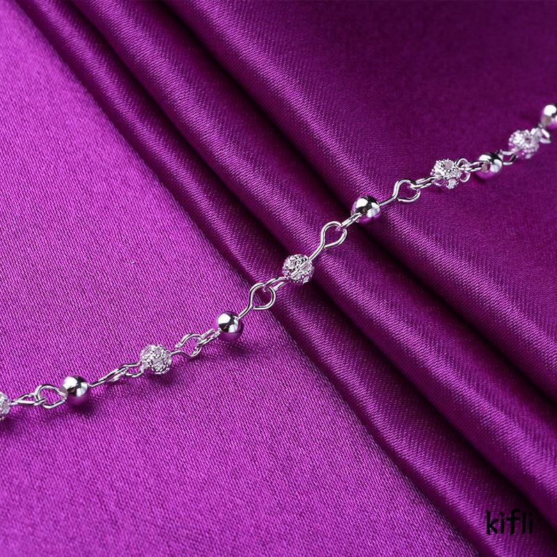 Gelang Kaki Sterling,Silver 925,Gaya,Korea Untuk Wanita,Aksesoris Fashion