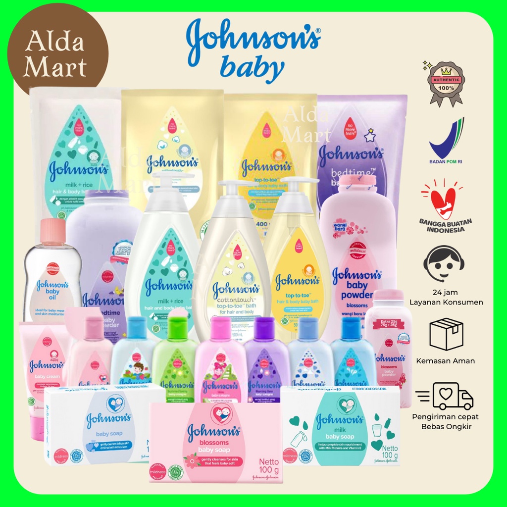 Sabun Bayi Johnson Baby Sabun Batang | Sabun Mandi | Cologne | Refill | Oil