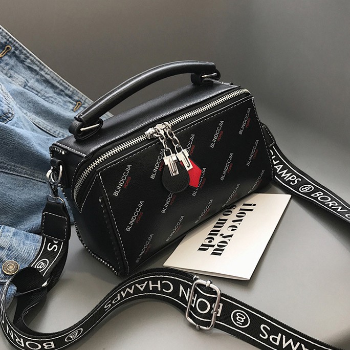 Q2264 - BLACK/BRONZE/SILVER - TAS IMPORT TERMURAH BATAM BQ2264 EL211