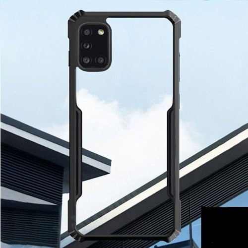 Case Samsung Galaxy A31 Hardcase Shockproof Transparant Case Samsung A31