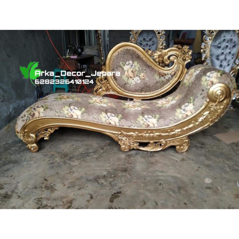 Sofa ukir jati / sofa malas jati / sofa santai ukir / sofa mewah