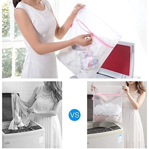 Washing Bag Laundry Mesin Cuci Jaring Ritsleting Kantong Pakaian Kotor