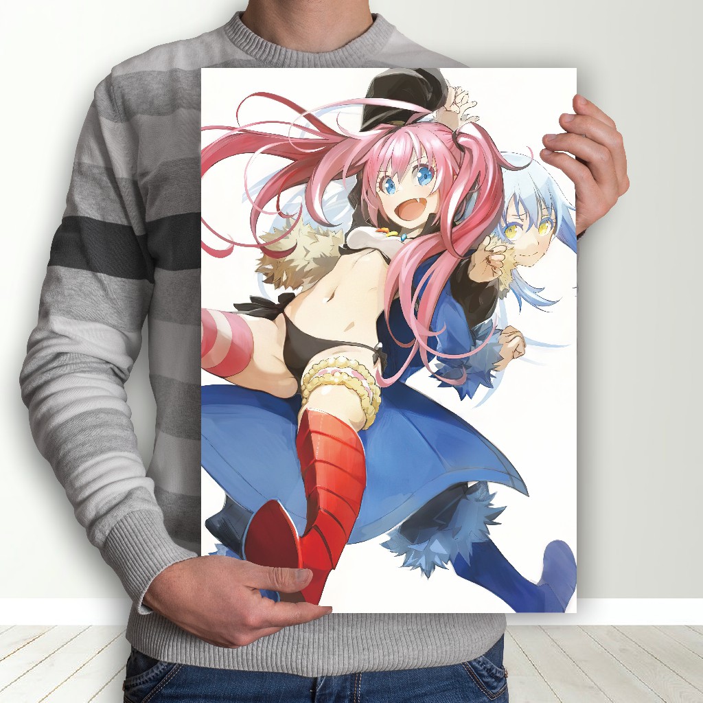 Poster Tensei Shitara Slime Datta Ken Tensura Size A3+ Anime Rimuru Shion Milim Benimaru Shuna-3