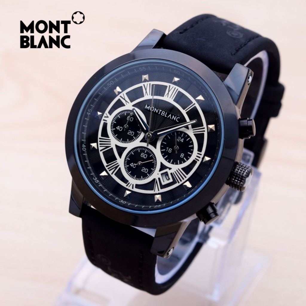 JAM TANGAN PRIA MONTBLANC H-195 CHRONOGRAPH