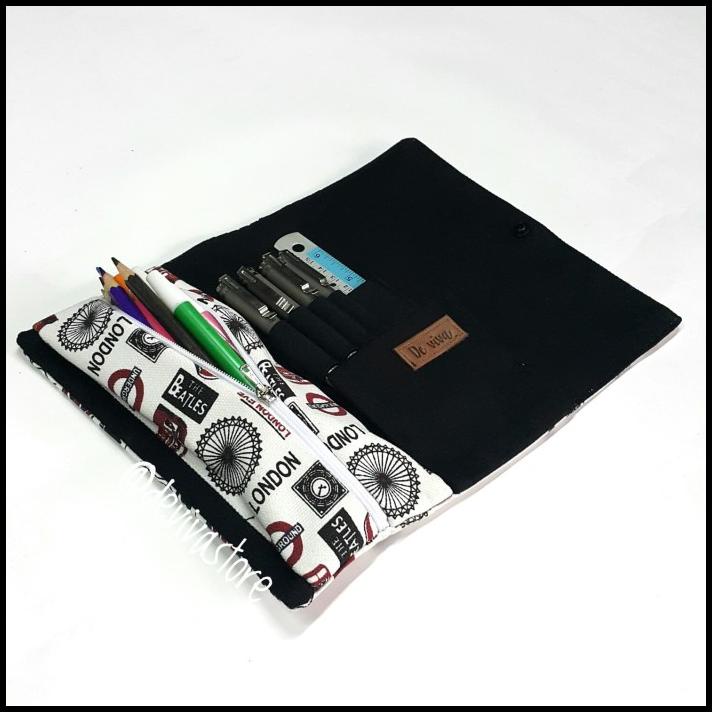 

Daisydooo | Roll Pencil Case / Tempat Pensil Gulung - London