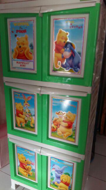 Lemari Karakter Anak Bcbc163 Lemari Plastik S3 Kontener Pakaian Anak