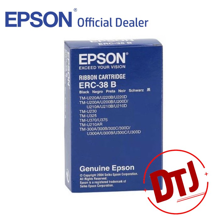 Epson Ribbon Cartridge ERC-38 Black (C43S015374) Original