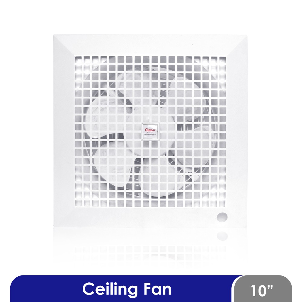 Kipas Angin Hisap Plafon Cosmos 10 CL 252, Exhaust Ceiling Fan 10 Inch
