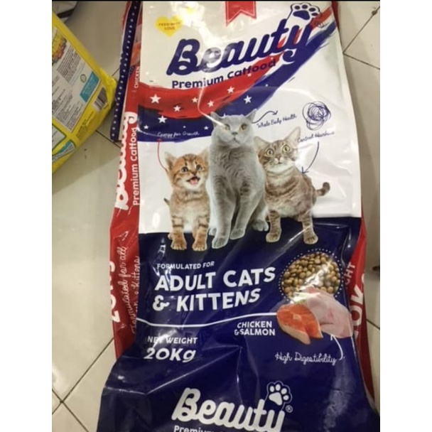 Makanan Kucing - Beauty repack paket 10kg (Expedisi)