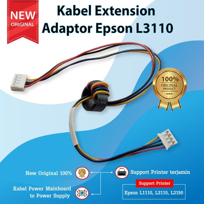 Kabel Extension Adaptor Printer Epson L3110 Kabel Power Mainboard To Power Supply L1110 L3110 L3116 