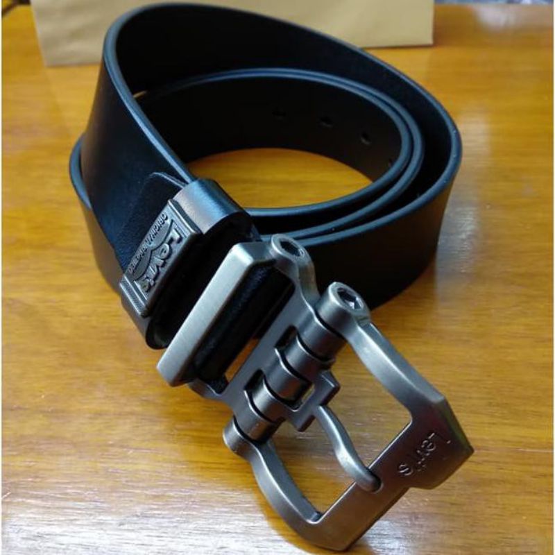 Ikat Pinggang Pria Best Seller Men belt Genuine Leather Gesper Pria Kepala Robot Flexibel