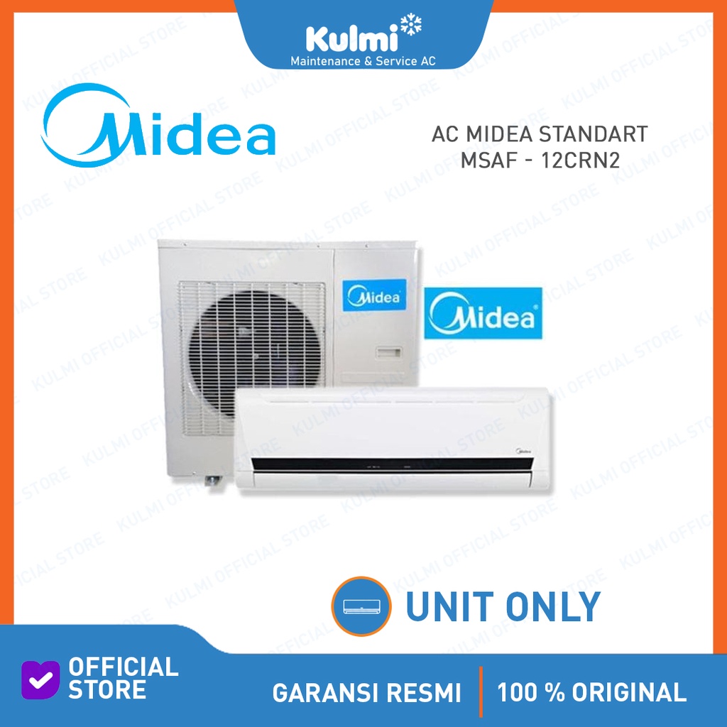 Jual AC Midea 1.5 PK Standard - R32 Series - MSAF-12CRN2 - Unit Only ...