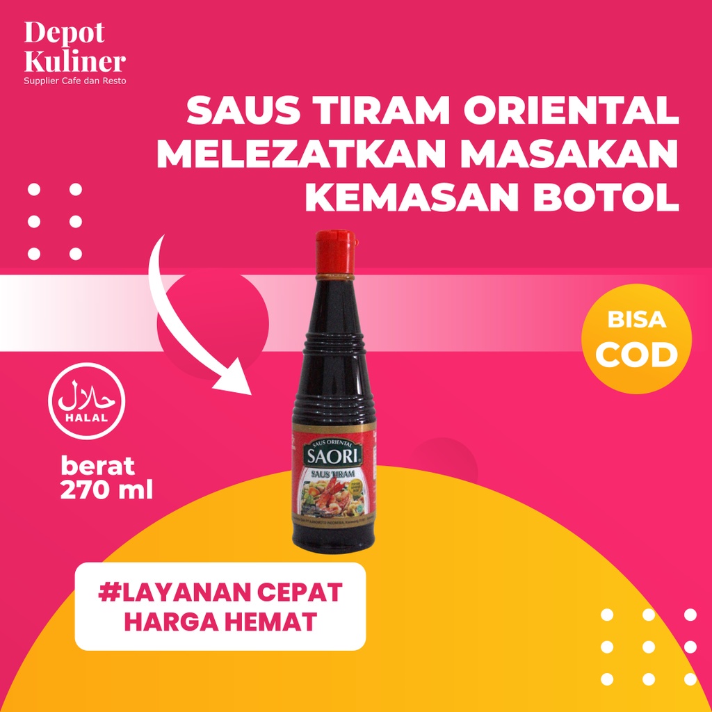 Saori Saus Tiram 270 ml Saus Oriental