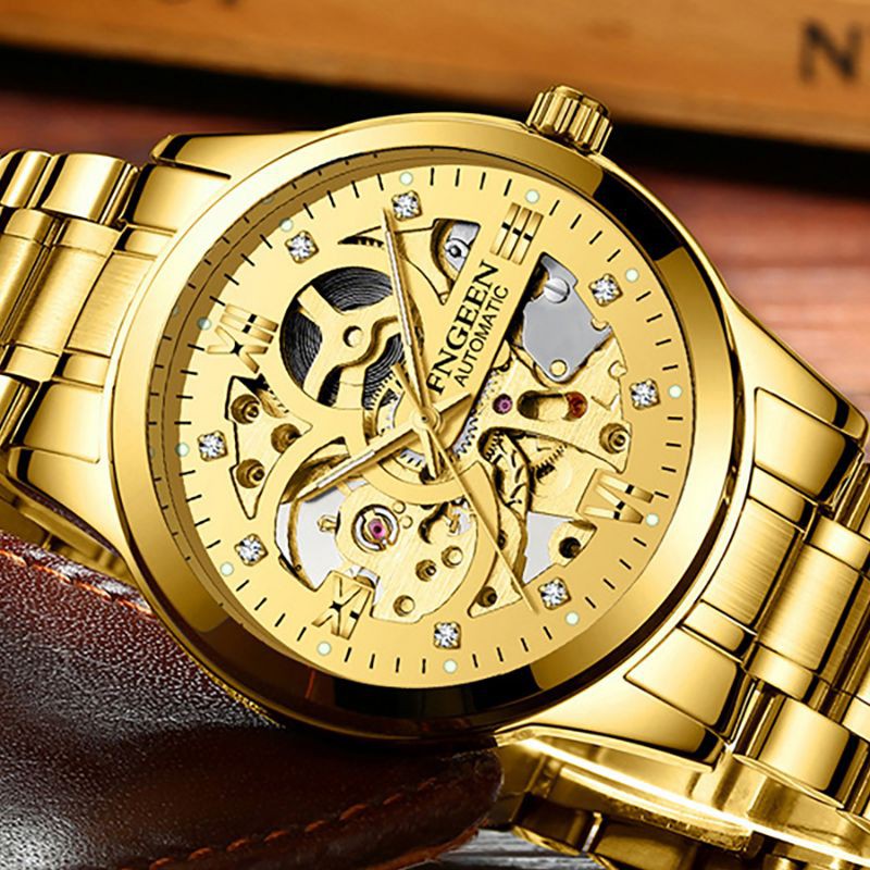 jam tangan Fngeen automatic - elegan-mewah -jam tangan keluaran terbaru dengan gaya korea