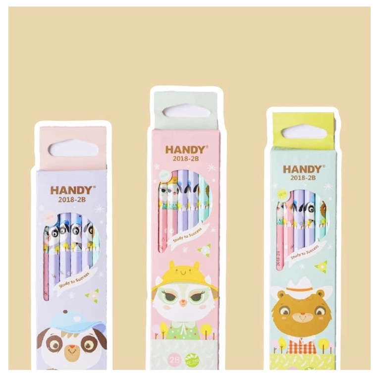 

(1 PCS) Pensil 2B Pensil Handy Study to Success Fancy isi 1 pak Kuat Kualitasnya
