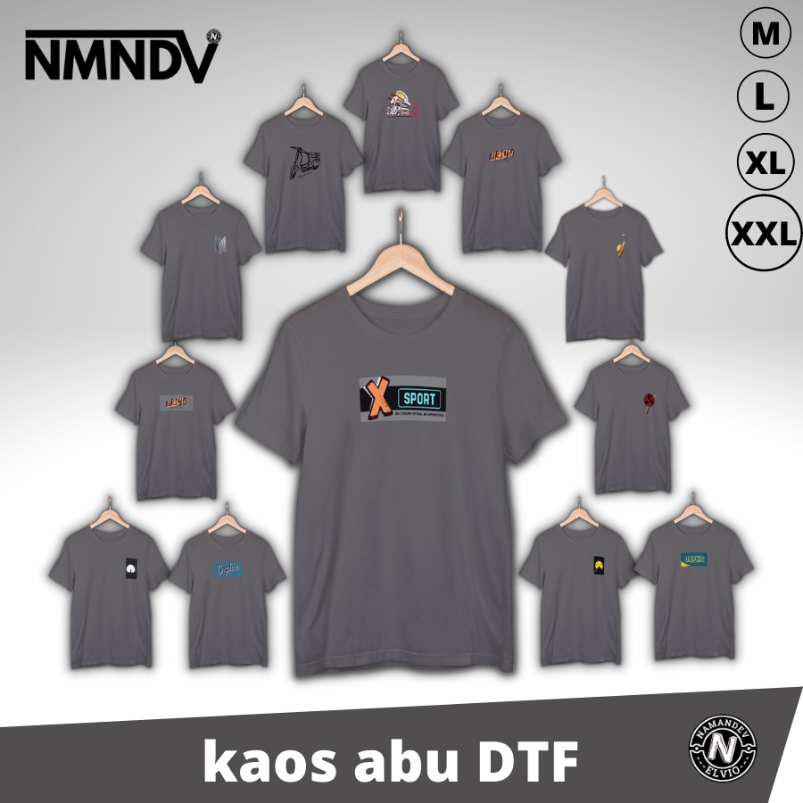 [ BISA COD ] BAJU KAOS T SHIRT ATASAN PAKAIAN DISTRO PRIA WANITA DEWASA MURAH ILUSTRASI ONE PIECE NARUTO ATTACK ON TITAN RAMEN