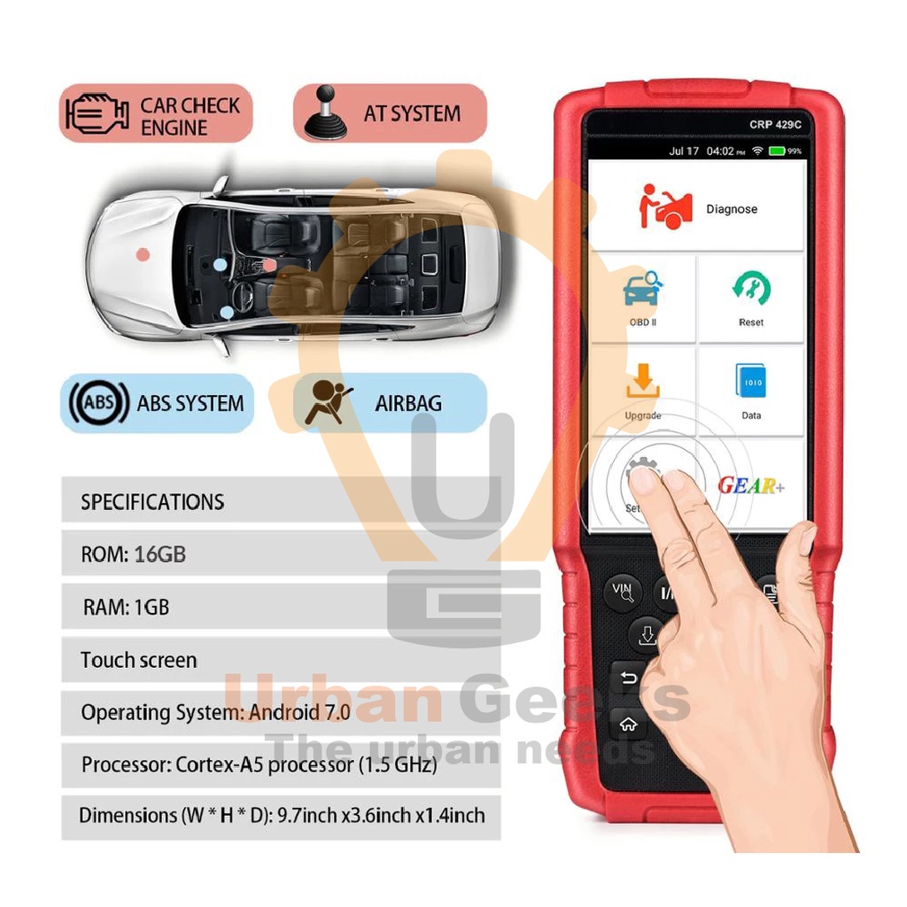 Car diagnostic tool Professional LAUNCH X431 CRP429C OBD2