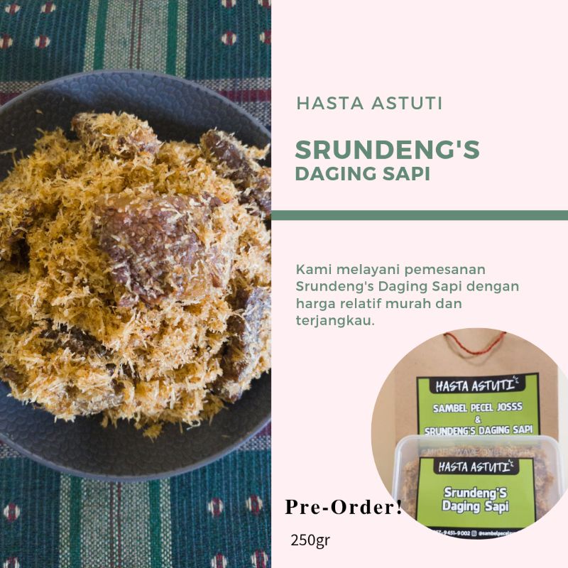 

Makanan Siap Saji Serundeng Daging Sapi by Hasta Astuti