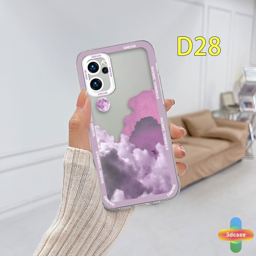Soft Case OPPO A16 A95 A55 A7 A15 A54 A5S A3S A76 A96 A5 A9 A31 A53 A33 2020 A12 A1K A16E A16K A54S Reno 4 5F 4F 4 5 06 Lite A74 A15S A52 A11K A92 A35 A11 A93 A32 A72 A94 A53S F19 F17 PRO A16S A12S A36 Ins Colorful Clouds Transparent Case