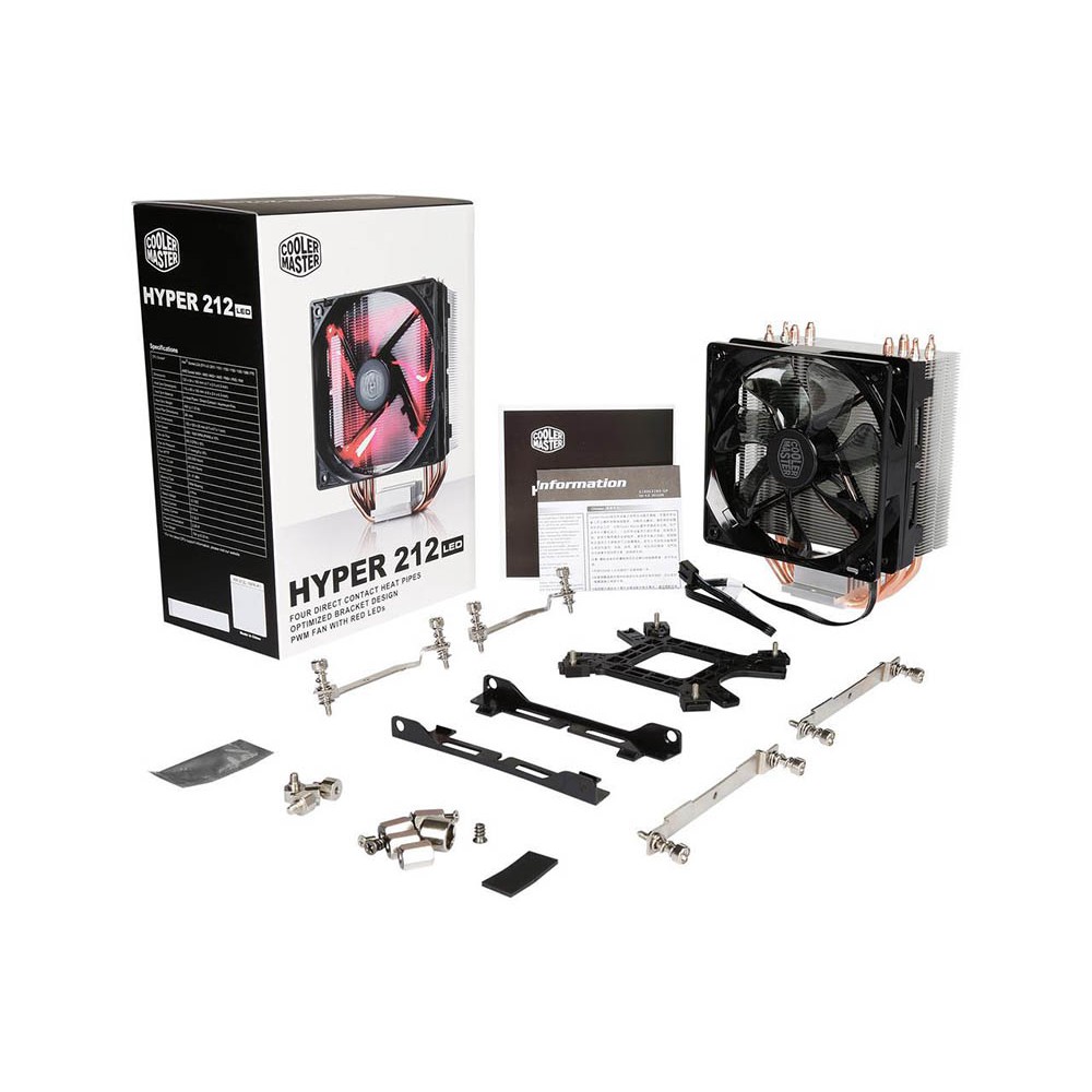 Fan Processor Cooler Master Hyper 212 LED - CPU Cooler