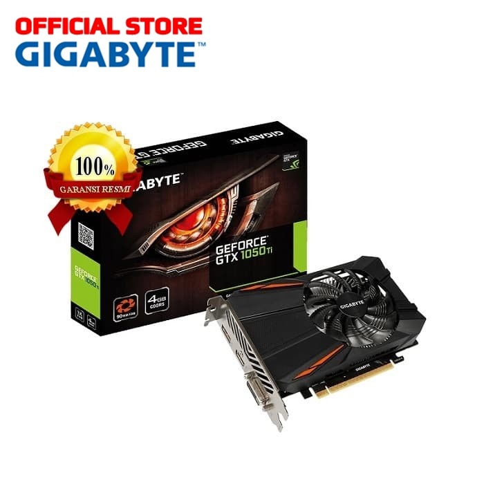 VGA Gigabyte GTX 1050 Ti 4GB DDR5 -Gigabyte Geforce GTX1050 Ti 128 Bit