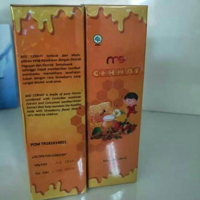 Penambah Nafsu Makan Anak/ MSI Madu Cerhat (Cerdas Sehat)