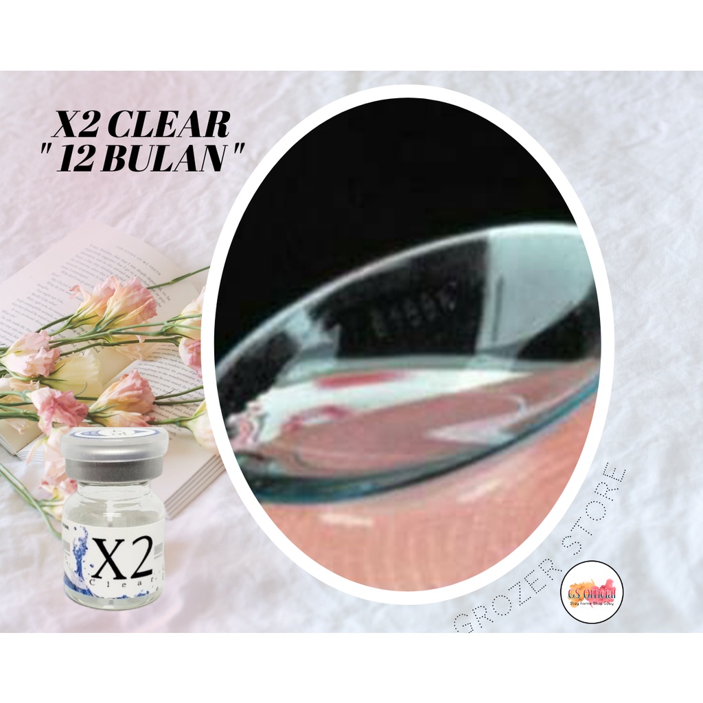 SOFTLENS X2 CLEAR 12 MONTHS  - 5.00 SD - 10.00 ( HARGA PERBOTOL | 1 LENS | SEPASANG WAJIB BELI 2 BOTOL ))