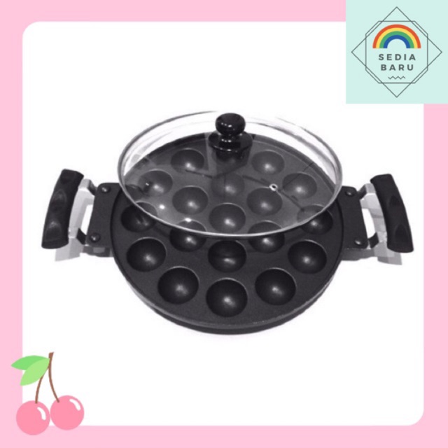 Cetakan Takoyaki 19 lubang cetakan takoyaki pan Cetakan kue telur goreng Jepang