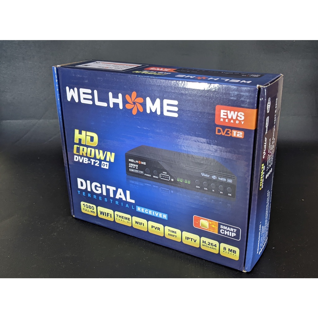 Set Topbox Tv Digital WELHOME DVB T2 EWS Home Star HD set topbox tv analog ke digital / set topbox tv digital untuk tv tabung / stb tv digital murah / set box tv digital murah / set box tv digital / set top box tv Bisa Youtube