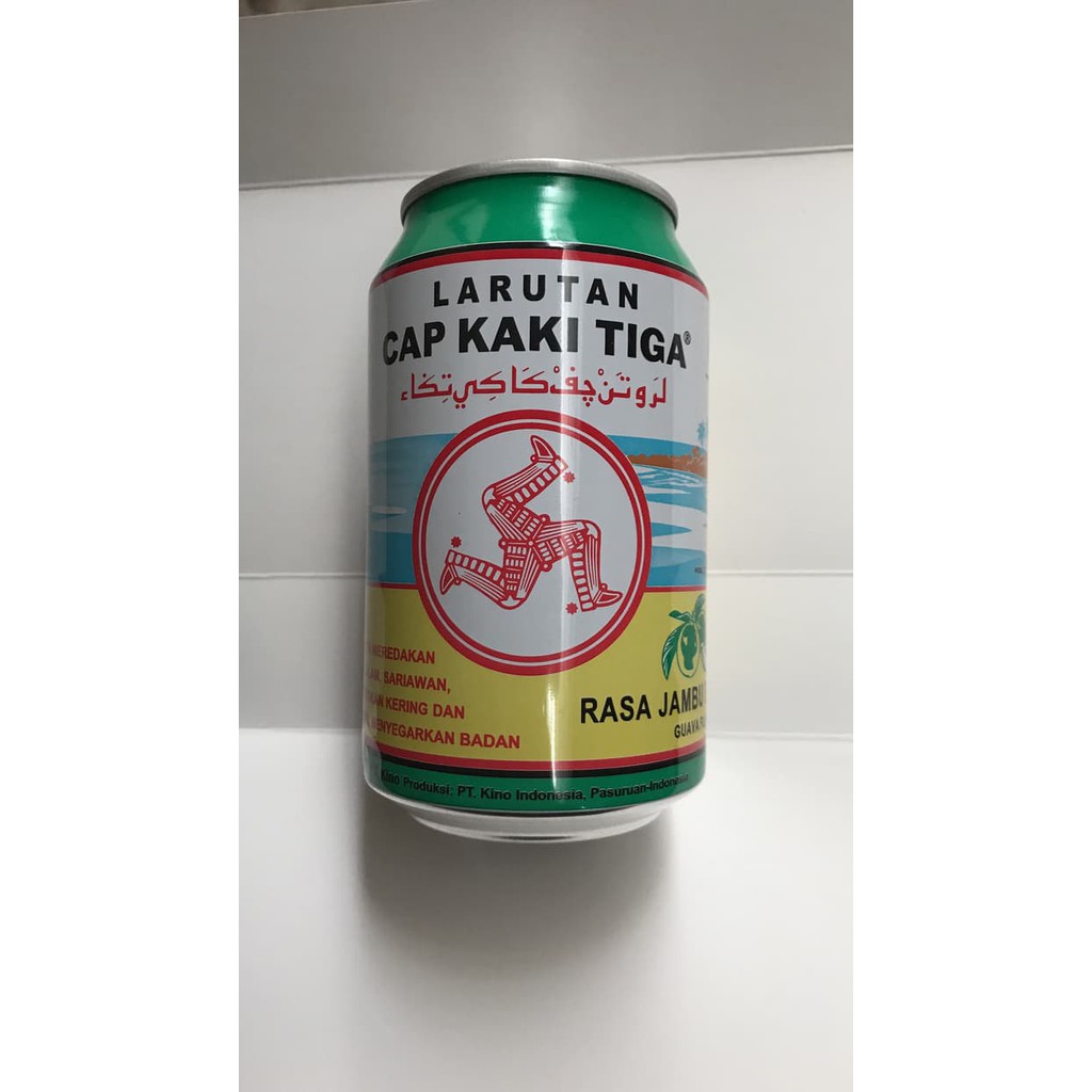 

Larutan Cap Kaki Tiga Rasa Jambu 320ml / Kaleng Guava 320 ml / Dus