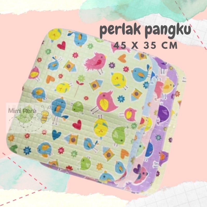 Perlak Pangku 45x35cm | Perlak Travel Bayi | Perlak Ompol Murah