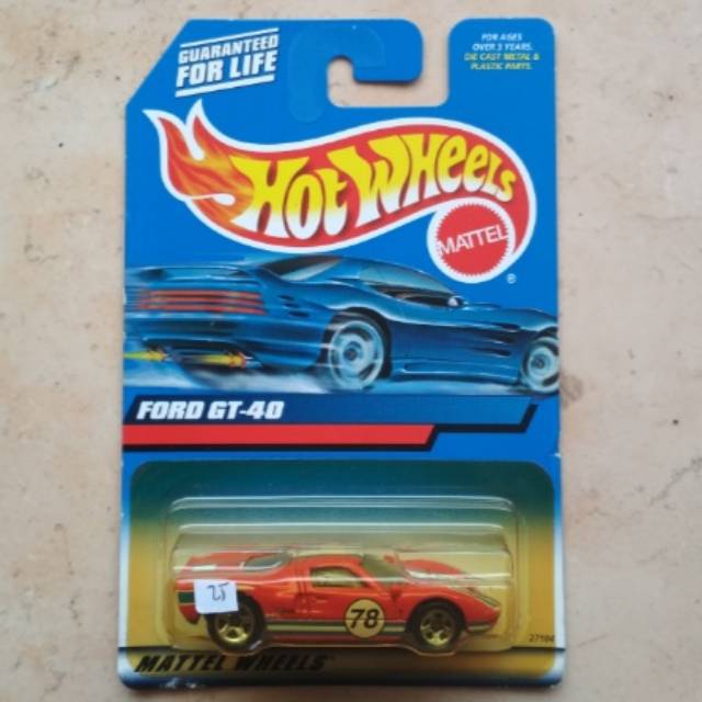 hot wheels hotwheels ford GT 40 GT40 merah red