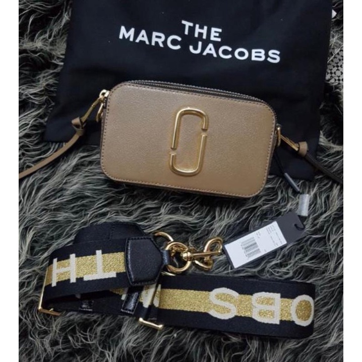 TAS MARC JACOBS MJ SNAPSHOT CAMERA BAG DTM SUNKISSED ROSEGOLD ORIGINAL PRELOVED