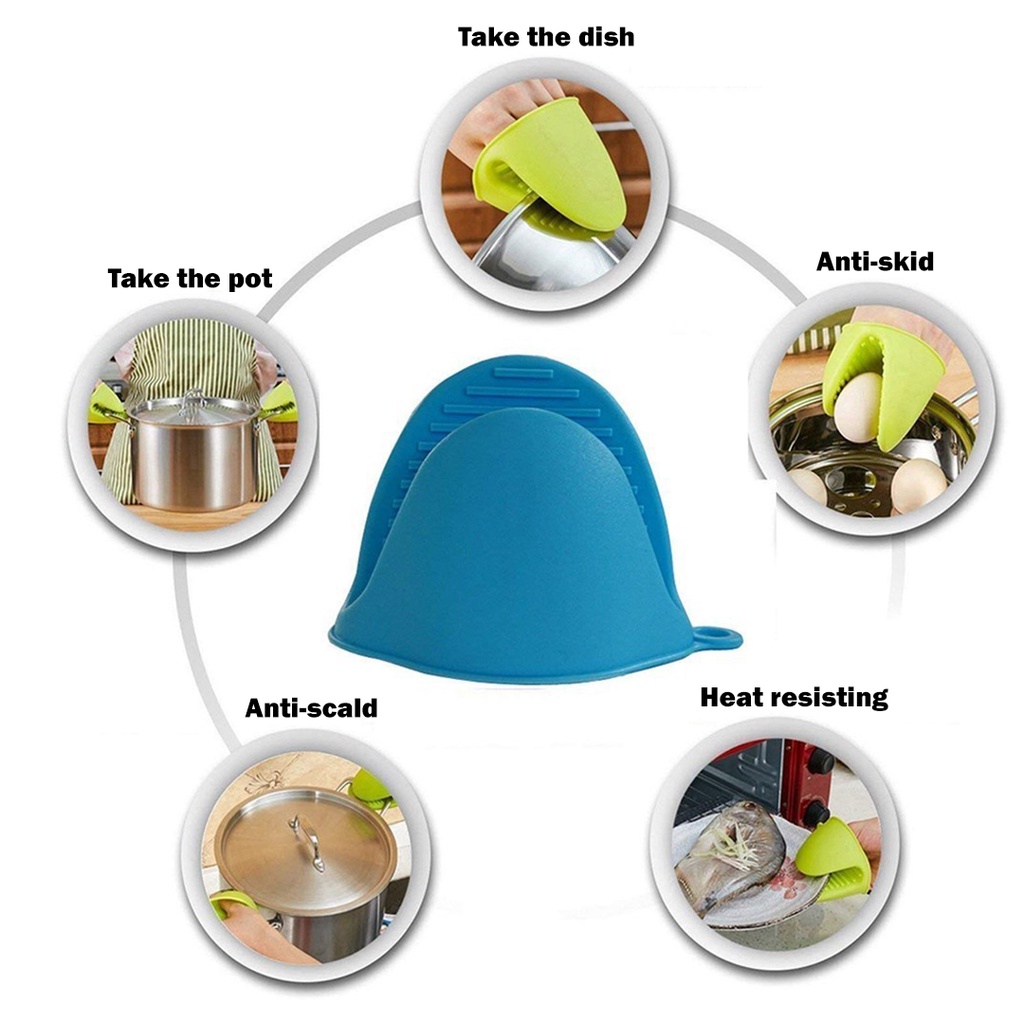❤GTB❤ Sarung Jari Oven Anti Panas Clip Pelindung Tangan Dapur Import Murah R467