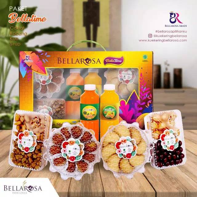 

Paket Kue Lebaran / Kue Kering + Sirup / Bellarosa Bellatime Kue Lebaran