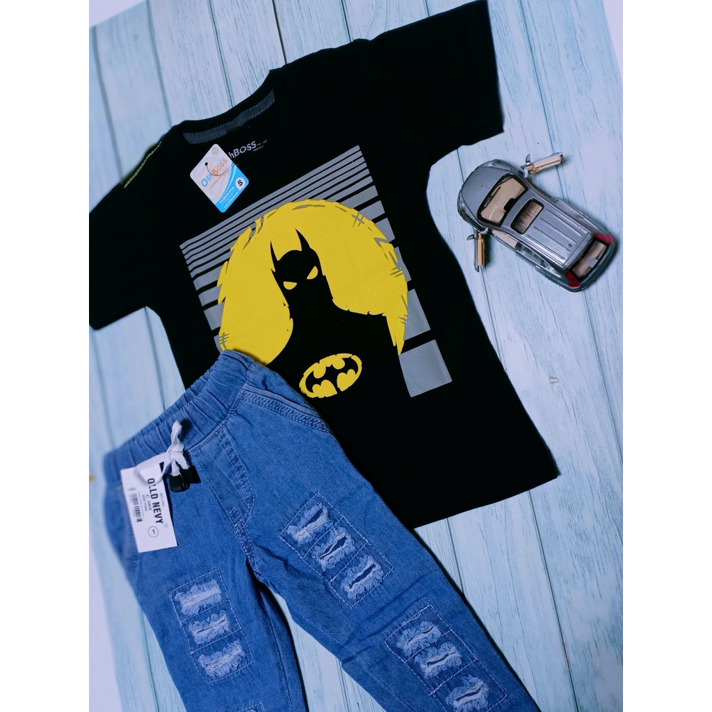 STJRP - Premium Setelan jogger ripped anak dan kaos distro karakter 1-8 tahun part 2-3