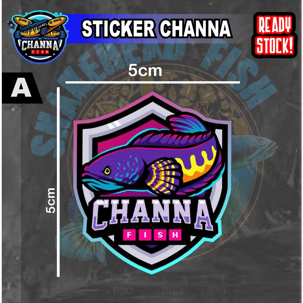 Jual Stiker Channa Murah Meriah Kualitas Super Shopee Indonesia