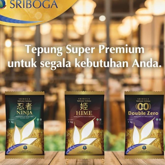 

Tepung Terigu Sriboga Premium 1 Kg (Hime,Yokozuna, Double Zero, Ninja)