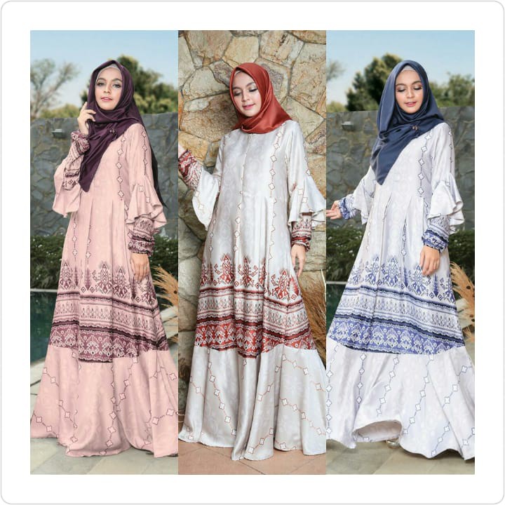 Keke Kamini Gamis Dewasa GD SILK 20 07