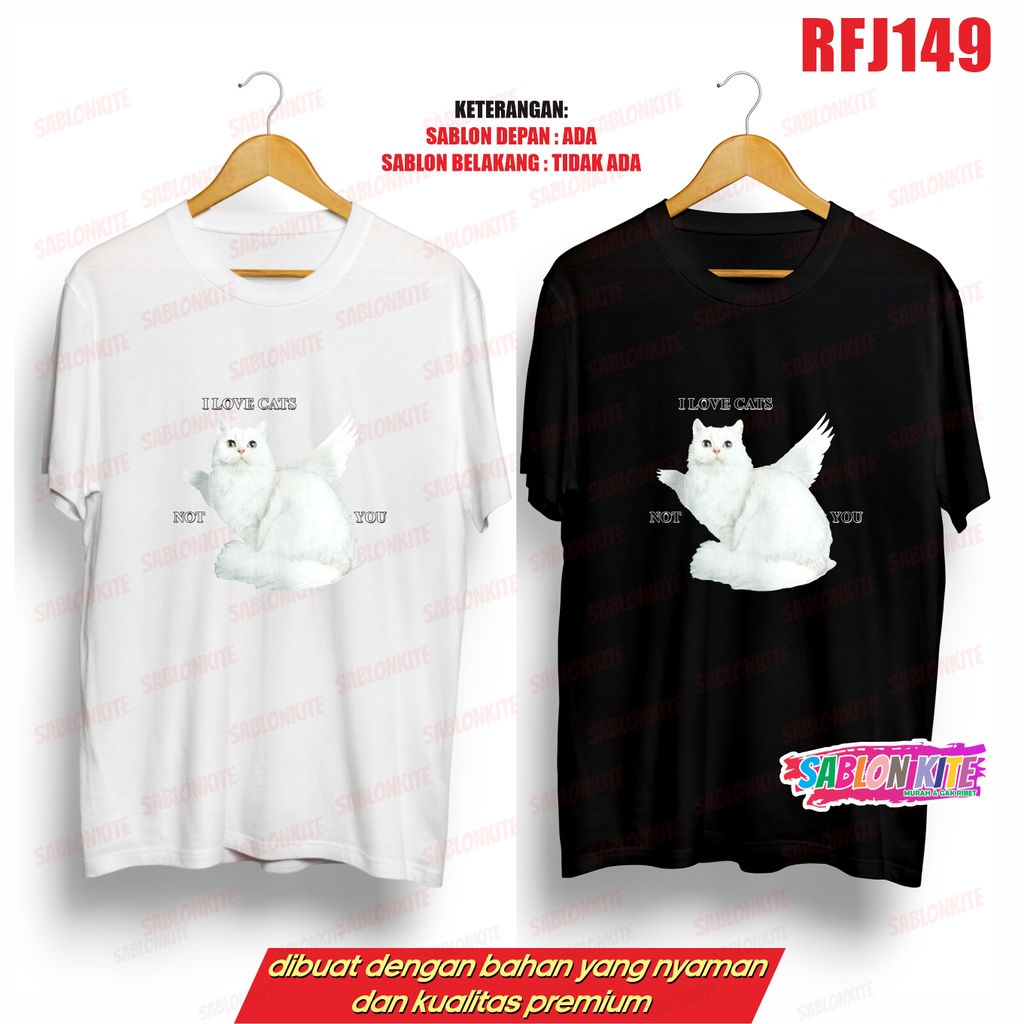 MURAH!!! KAOS NCT DREAM JAEMIN JISUNG I LOVE CATS NOT YOU GAMBAR RFJ149