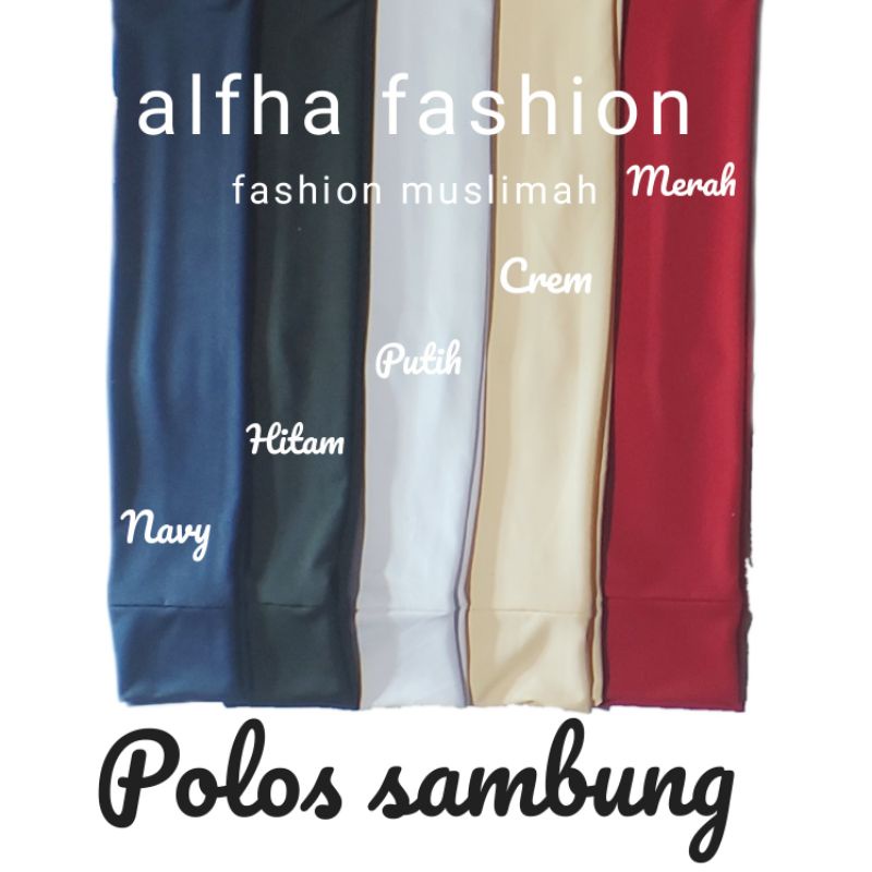 manset polos sambung/handsock murah /manset tangan /handsock syari /manset tangan wanita muslimah