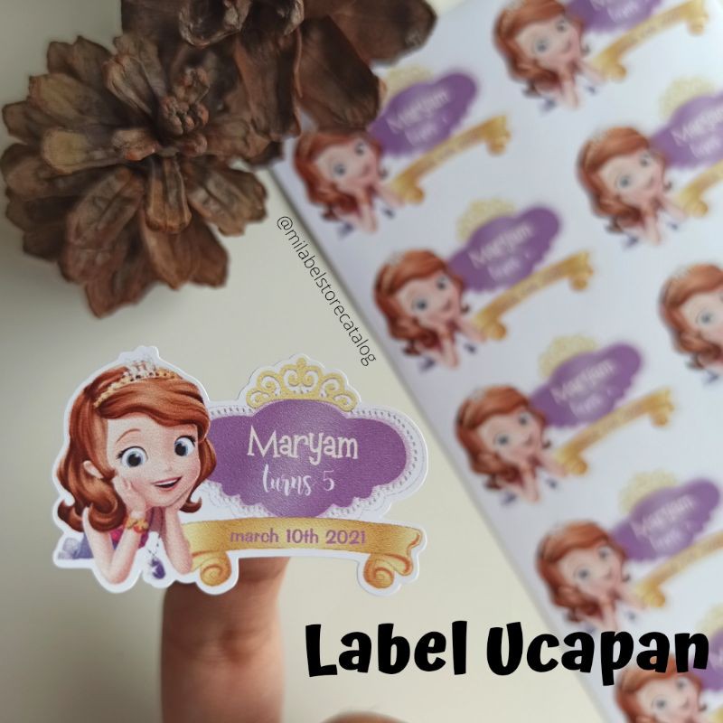 

MILABELSTORE - LABEL UCAPAN ULTAH BEBAS CUSTOM NAMA/STIKER ANTI AIR