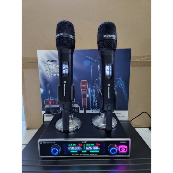 Mic wireless sennheiser SKM 9100 SKM 8000 mic vocal