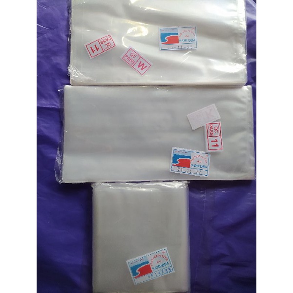 Plastik PP Bening Samudra / Plastik Keripik Tebal 05 / 06 Uk. 14x25 14x27 14x35