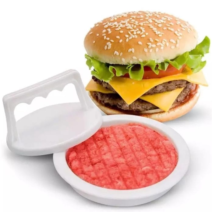 Cetakan daging Hamburger / Alat pencetak daging hamburger press / Hamburger Meat Compactor