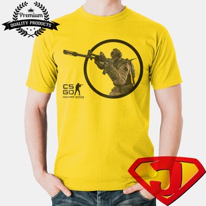 Kaos Gamers Pria /  - Counter Strike Sniper