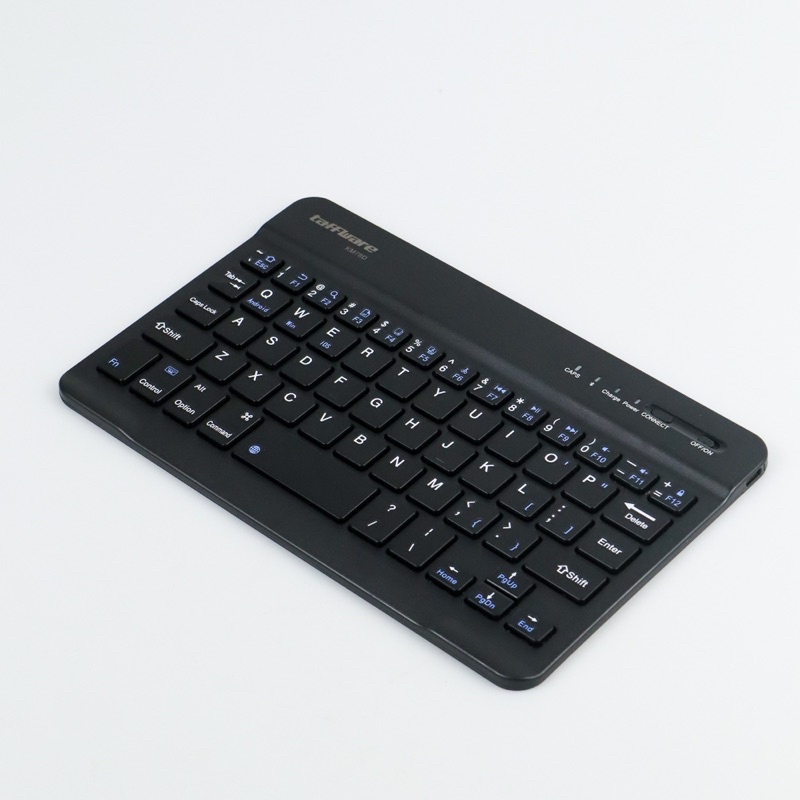 Taffware Wireless Bluetooth Keyboard Rechargeable - KM78D - Black