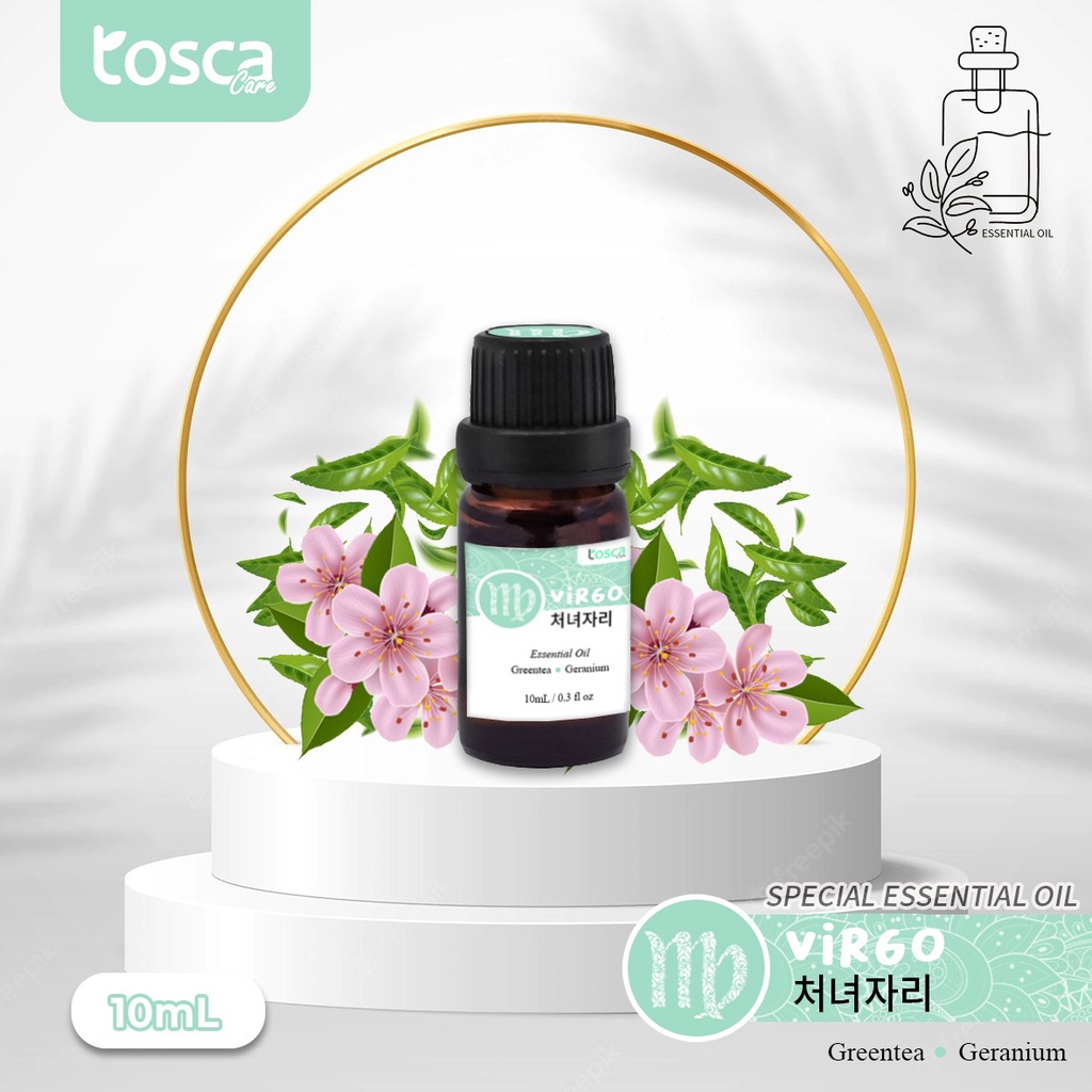 TOSCA Essential Oil Therapeutic Grade Aromatherapy Humidifier Diffuser Pengharum Ruangan